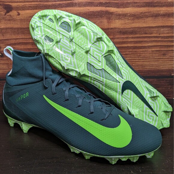 Nike Vapor Untouchable Pro 3 Men's 16 Michigan State PE Green Cleats AQ8815-300 - Picture 1 of 12